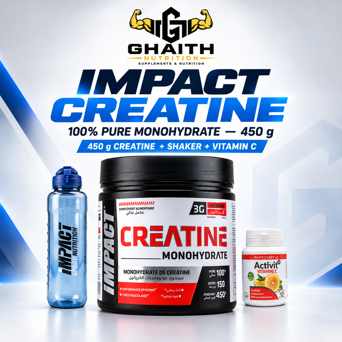 Impact Creatine 450 Stack