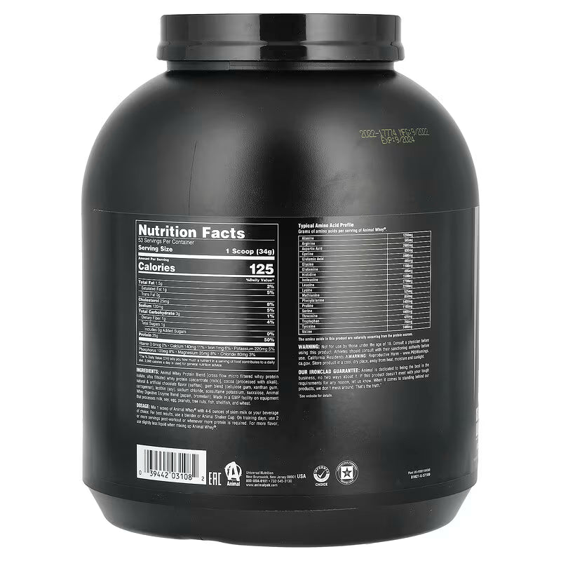 ANIMAL - ISOLATE LOADED WHEY PROTEIN - 1.81kg