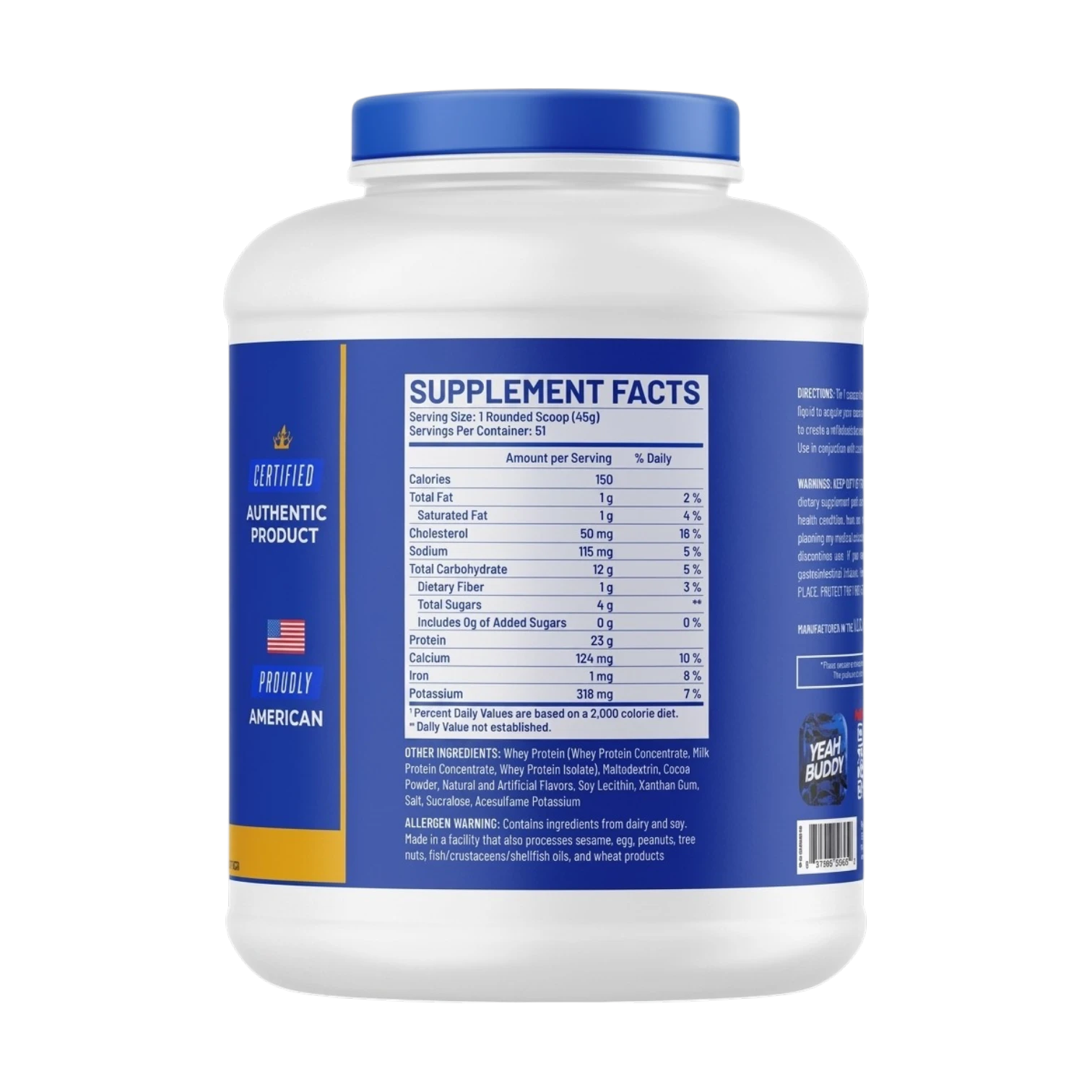 King Whey Sport Protein - Supplement Facts
