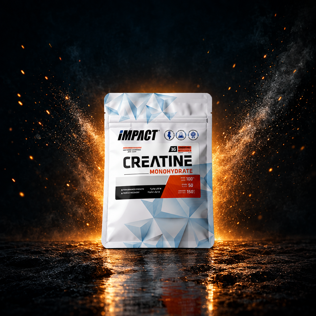 Creative 150g على خلفية سوداء مع توهج ذهبي