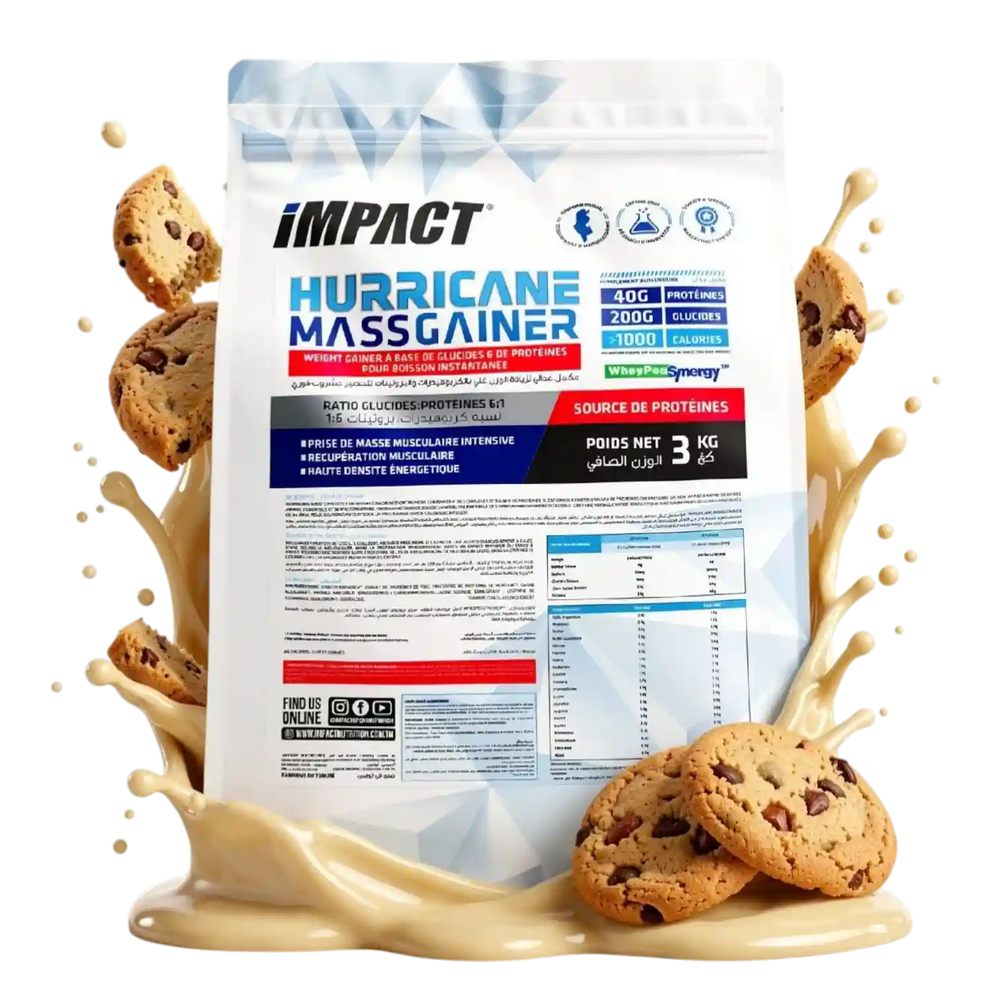 Hurricane Mass Gainer 3kg - 7kg