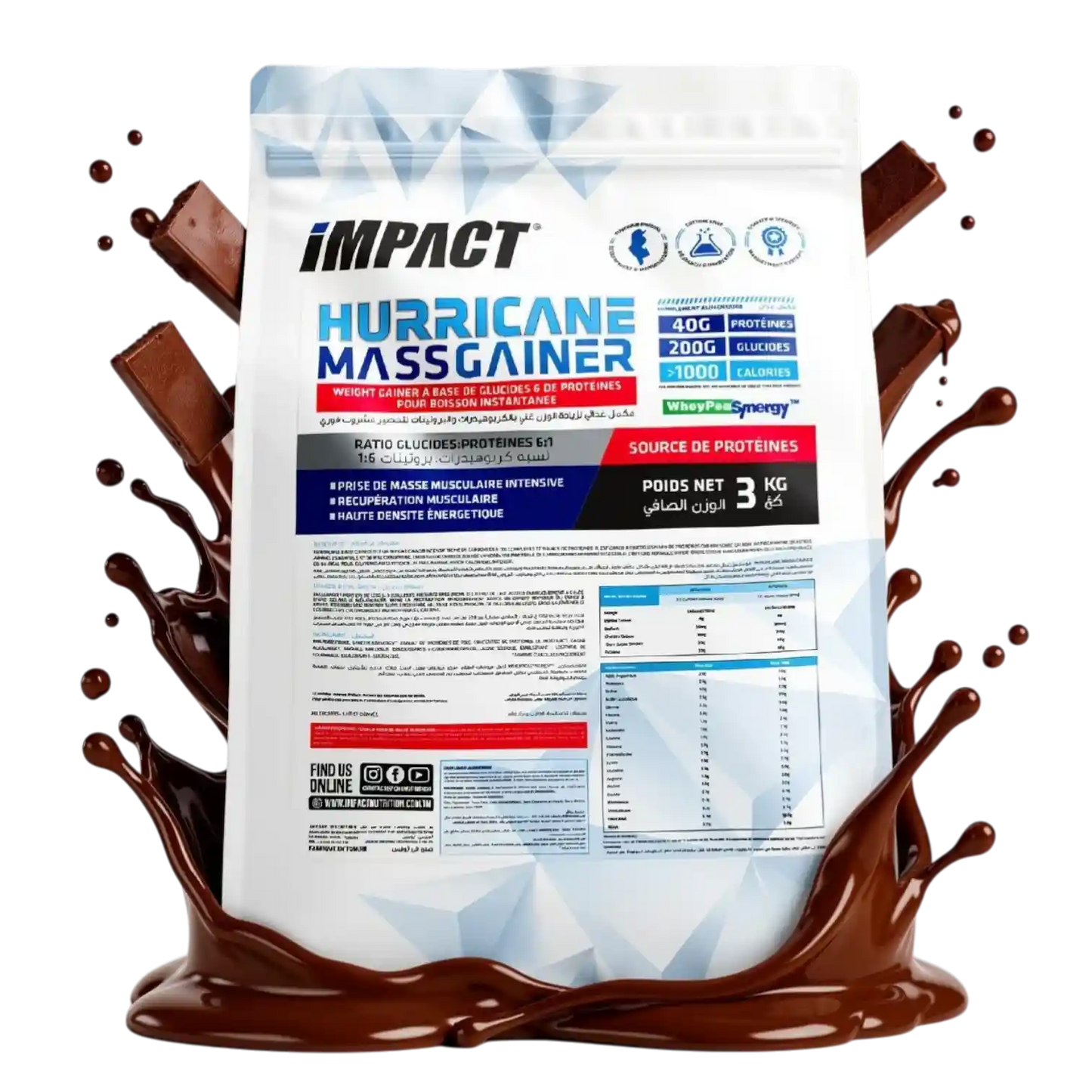 Hurricane Mass Gainer 3kg - 7kg