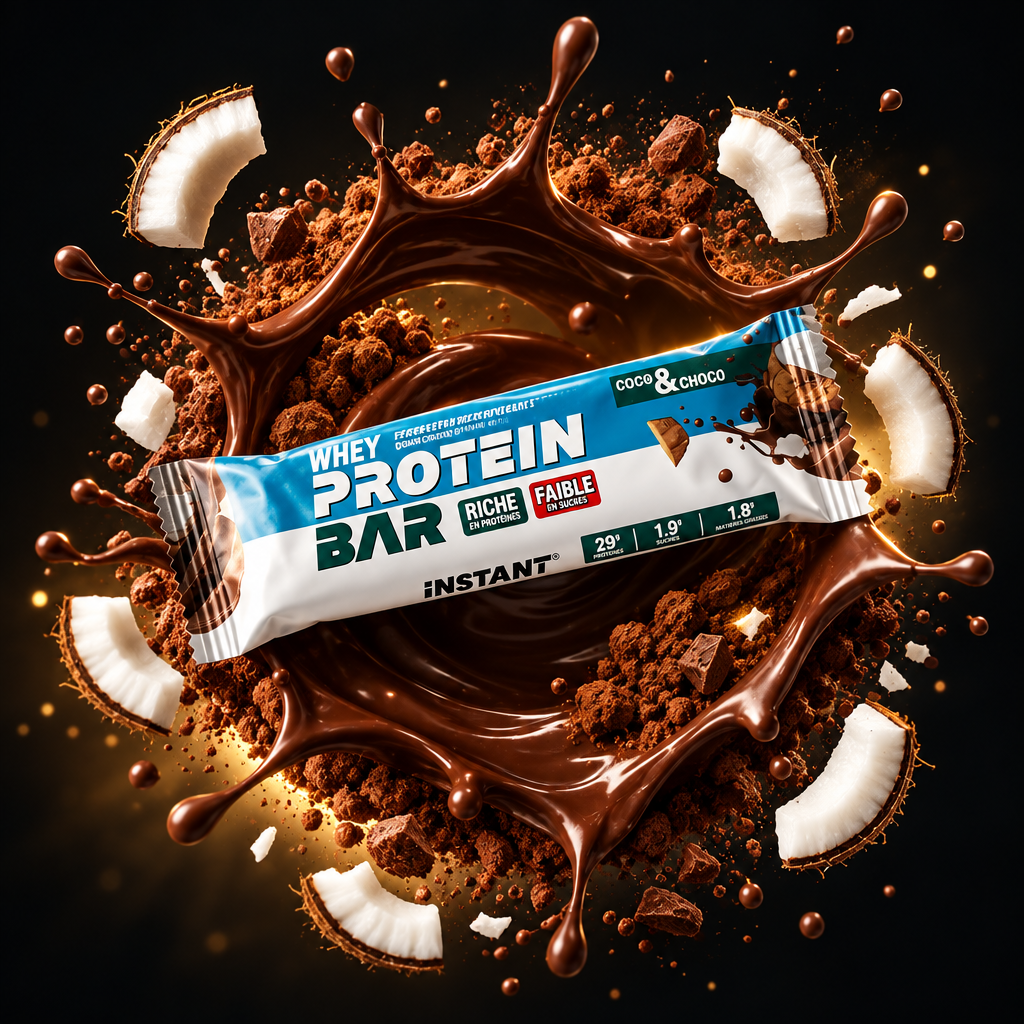 Instant Protein Bar Coco & Choco - barre dans une explosion de chocolat et noix de coco