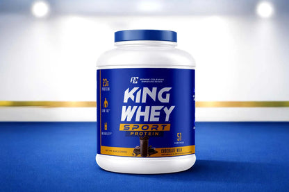 King Whey Sport Protein 5lbs Chocolate Milk - Face